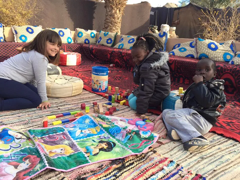 Mónica: veinte días de voluntariado en Khamlia, con mis hijas